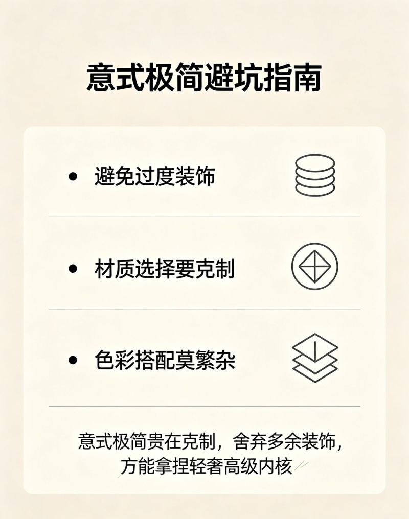 意式极简装修避坑｜少走 90% 弯路 - 家居知识