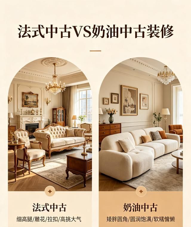 装修选款纠结！法式中古 vs 奶油中古大对决 - 家居知识