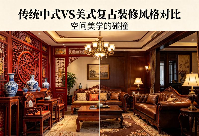一屋国风｜一屋复古！中式 & 美式复古大比拼 - 家居知识