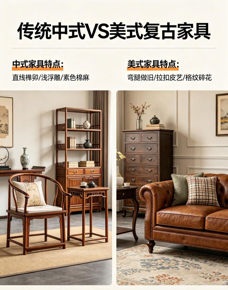 一屋国风｜一屋复古！中式 & 美式复古大比拼 - 家居知识