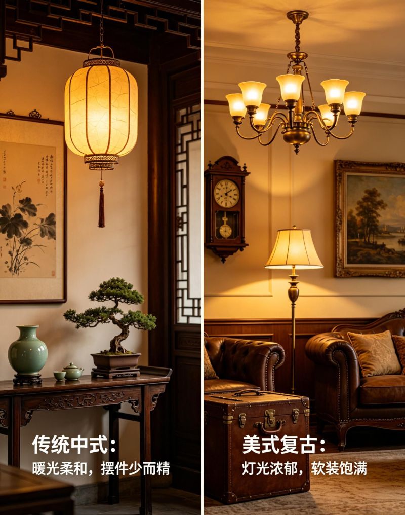 一屋国风｜一屋复古！中式 & 美式复古大比拼 - 家居知识
