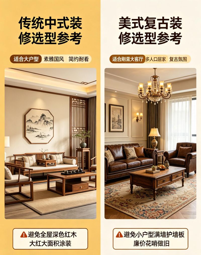 一屋国风｜一屋复古！中式 & 美式复古大比拼 - 家居知识